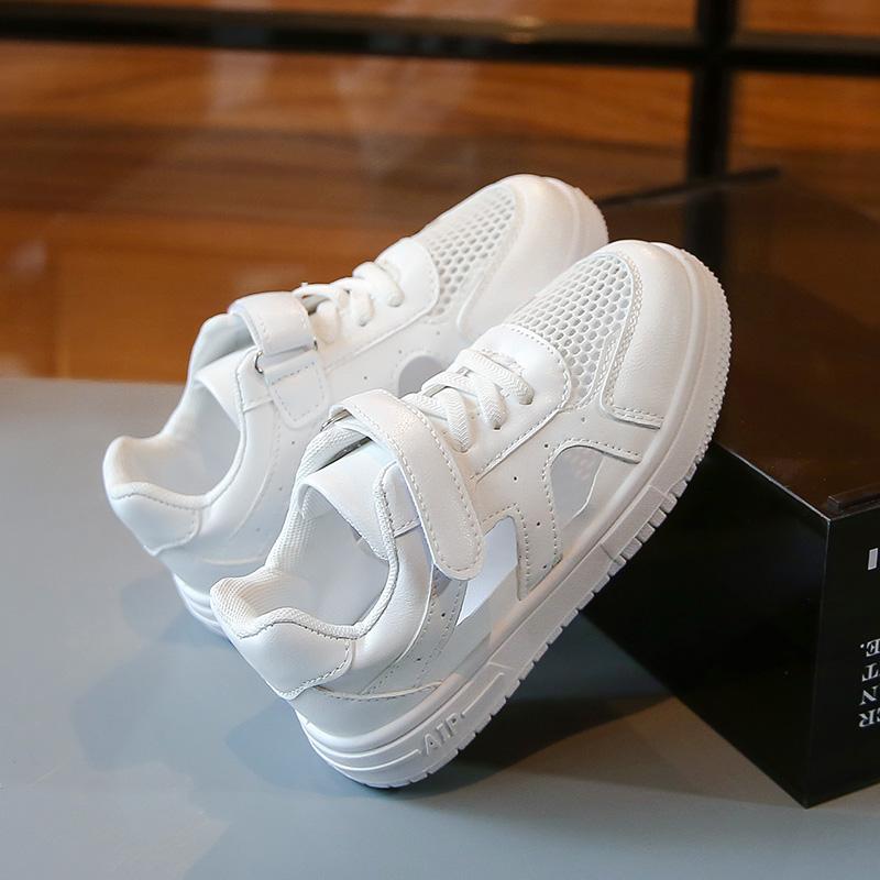 

Детские летние повседневные дышащие туфли для скейтбординга с одинарной сеткой, детские спортивные удобные кроссовки для бега для мальчиков и девочек 26 чёрный