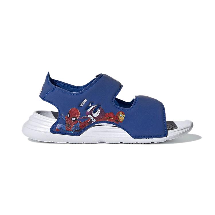 adidas Adventures Swim Sandals Synthetic Leather Slip Resistant Children's Sandals Blue Children Aged 3 7 Years Old FY8938