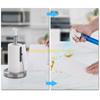 F26C Standing Paper Stand with Sprays Bottle Stainless Steel Tissue Roll Rack Metal Paper Towel Dispenser for Everyday Use