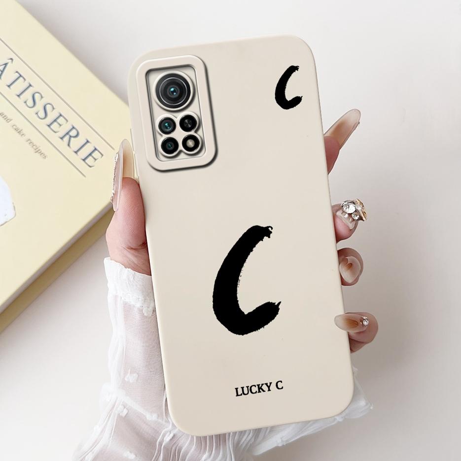For Xiaomi Mi 10T Pro 5G Case Cute Lucky Letters Cover Soft Silicone Phone Case For Xiaomi Mi 10T Mi10T Pro 5G Back Cover Bumper