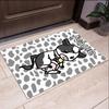 Tappeto Personalizzato con Stampa Mucca, Tappeto per Sedia da Ufficio Soggiorno Camera da Letto Cucina Decorazioni Regali.