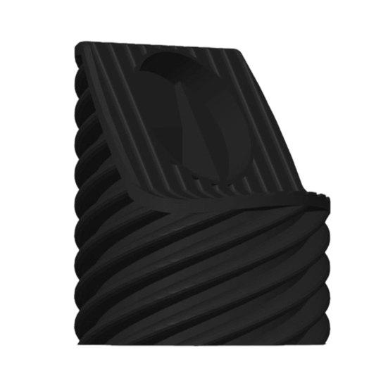 3D Printed Charging Stand for Apple Watch Spiral Wave Watch Charging Dock Holder