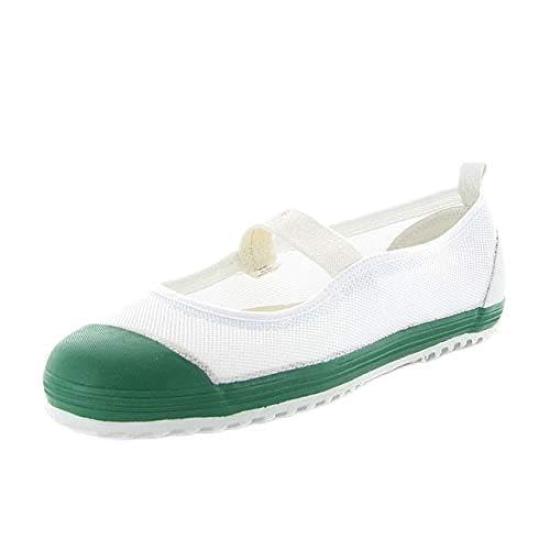Moonstar Indoor Color Mesh Green Size 2E Shoes, 01, Kids, A, 23.5 cm,