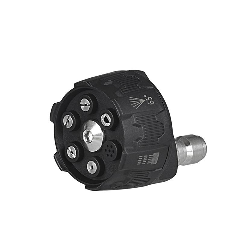 6 In 1 Adjustable Nozzle for 1/4 Inch Quick Connect Male Adapter 3600psi High Pressure Washer Cleaner Water Gun Parts