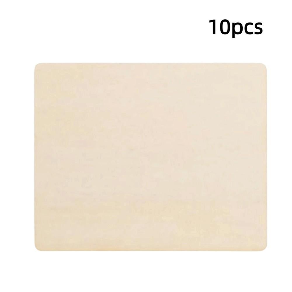 10pcs New Blank Wooden Slices Irregular Rectangle Wood Cutouts Ornaments Christmas Decoration DIY Crafts