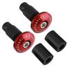 KIMISS Universal 1 Pair Motorcycle Grip Bar End with Handle Plug Cap for Most