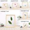 Family Wedding Decor Vintage Art Plant Specimen Wooden Picture Holder Photo Frame
