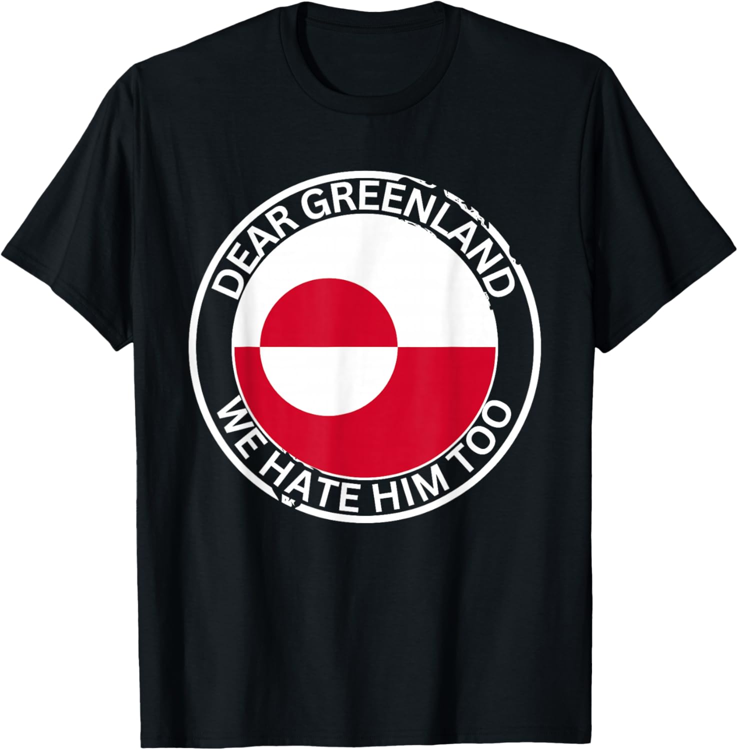 Denmark Greenland Flag is Not for Sale Support Danish Design T-Shirt S разноцветный