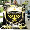 Beitar Jerusalem Fc Plaid Kids Gift Plush Bed Cartoon Cute Bedding Home Decor Throw Blanket Football Cover