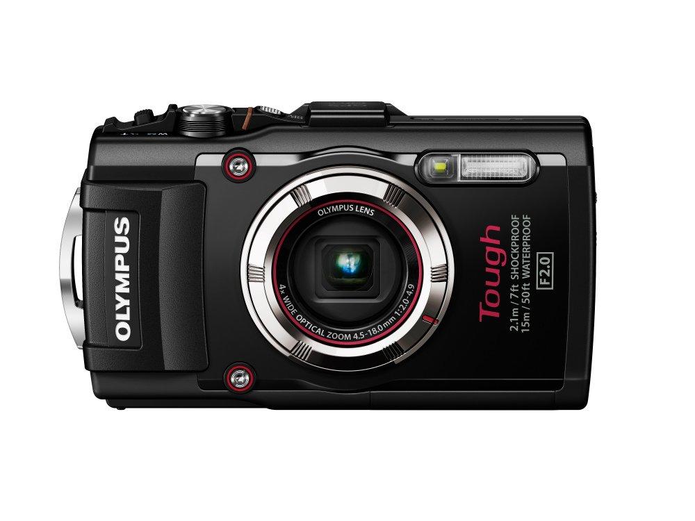

OLYMPUS Digital Camera STYLUS Tough Black 16MP CMOS 15m Waterproof 100kgf Load Capacity GPS Electronic Compass BLK TG-3 F2.0 + & Built-in Wi-Fi TG-3 чорний