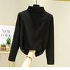 Half High Collar Fever Bottoming Shirt Women's 2025 Spring And Autumn New T-Shirt Slim Jacket Female Top