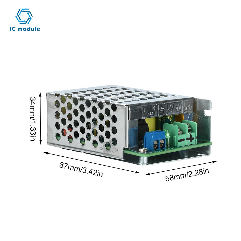 Modul Invertor DC 12-14.5V la AC 220V 50Hz Transformator Step-Up DC-AC 50-100W pentru Motor Ventilator Casnic și Electrocasnice Mici