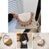 Boho Chic Woven Tassel Mini Shoulder Bag For Urban Fashion