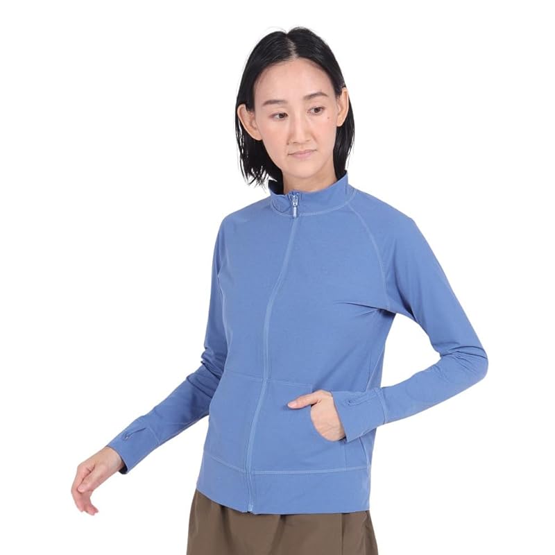 

[Footmark Natural] hoodie Women s long sleeve full zip stand collar No con(19) S