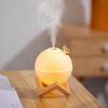 New Lark Planet Lamp Humidifier: Large-Capacity Night Light with Wooden Stand E330