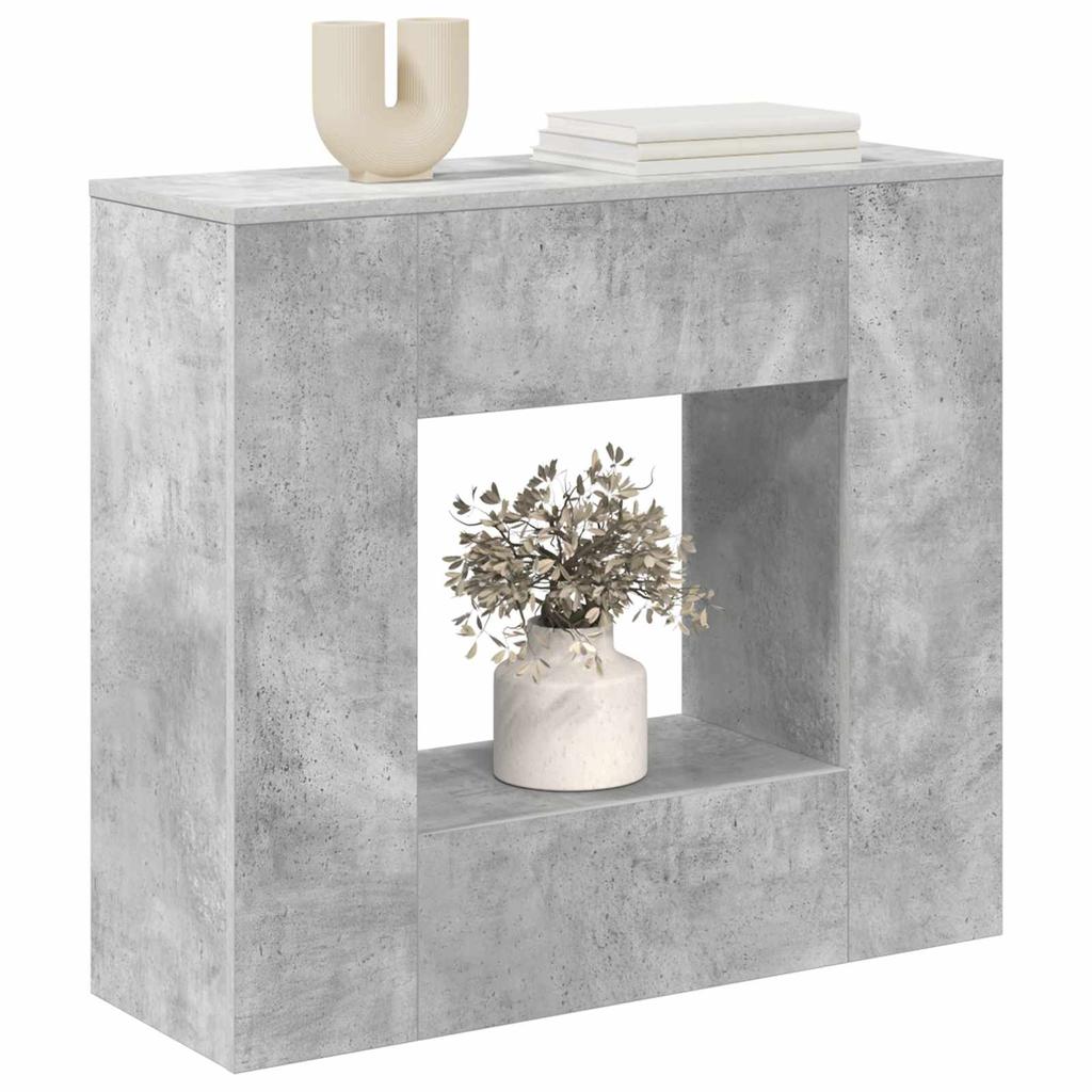 Concrete Grey Console Table 82 x 29 x 74 cm