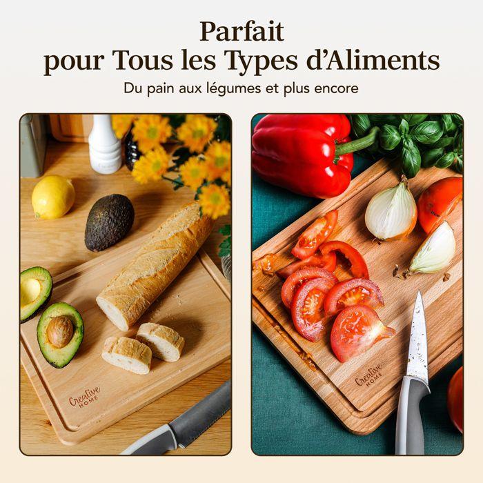 Cutting Board | Wooden Cutting Board | Wood Board | Appetizer Board | 30.5x22.5x1.5cm | Natural Beech Wood