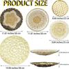 3/4/7pcs Bohemian Style Wall Basket Set Hanging Wall Basket Decoration Bohemian Style Wall Decoration Environmental Round Art