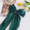 Hairpin Bright Color Large Bow Decor Hair Clip Women Lightweight Hair Accessories Daily Party Wedding Use