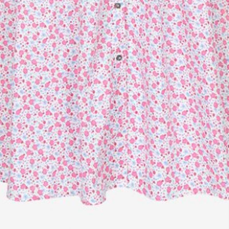 L Affair Women Pink fLower Long Cotton Dress Lwodg819 Pk