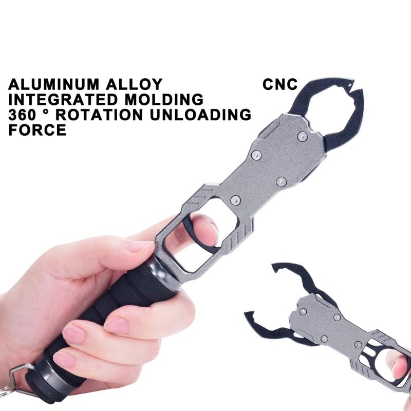 Fish Lip Grabber Fish Body Clamps Fishing Hand Tool Fish Clamps Fishing Gripper Fish Mouth Grabber Fish Controller Tongs
