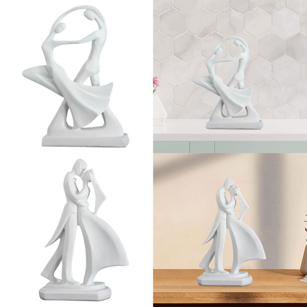 Resin Couple Sculpture Crafts Couple Gifts for Hotel Great Wedding Apartment
