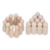 Wooden Peg Dolls Wooden DIY Doll Figure After-sales Guarantee Smooth with High-quality Hardwood for Kids DIY Art Craft Painting