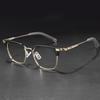 2 Piece Set Of Men'S And Women'S Universal Geometric Frame Fashionable Decorative Glasses