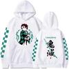 Demon Slayer Japan Anime Plus Size Hoodie Tanjiro Kamado Men Women Sweatshirts Y2k Harajuku Unisex Clothes Tops