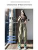 In-Stock Quick-Dry Wide Leg Cargo Pants for Women - High Waist, Cuffed, Two-Way Style, Spring/Summer Collection