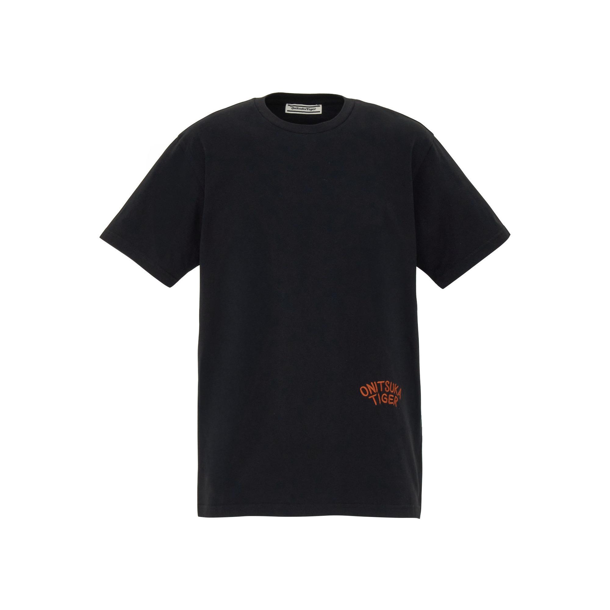 Onitsuka Tiger GRAPHIC TEE T Shirt Unisex Black 2183B620-001 M