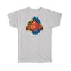 Cadeau T-shirt : Eritrea Zweedse Vlag Borst Eritrees
