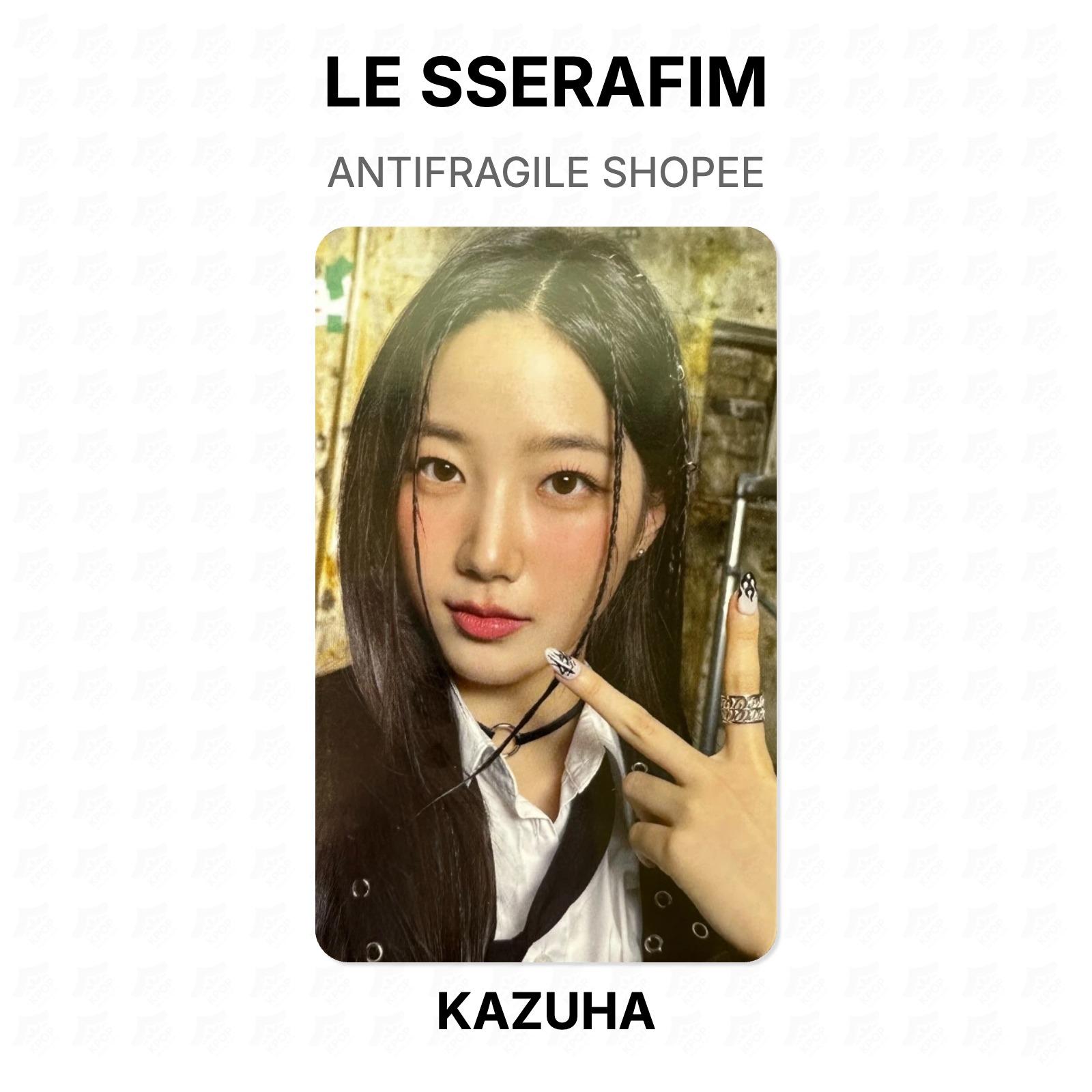 LE SSERAFIM ANTIFRAGILE SHOPEE Official Photocard KAZUHA