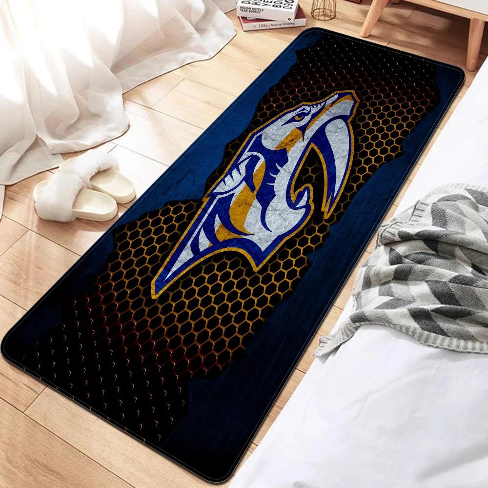 Ice Hockey Sports Door Mat Washable Non-Slip Living Room Sofa Chairs Area Mat Kitchen Toilet Rug