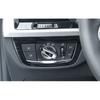 For BMW X3 G01 X4 G02 2018- Black Steel Function Control Button Frame Trim