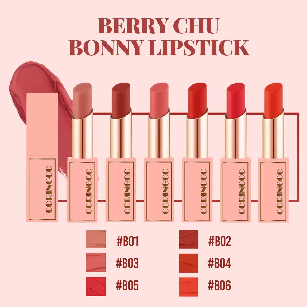 Губная помада CORINGCO Berry Chu Bonny 6 цветов Воздушная матовая ...