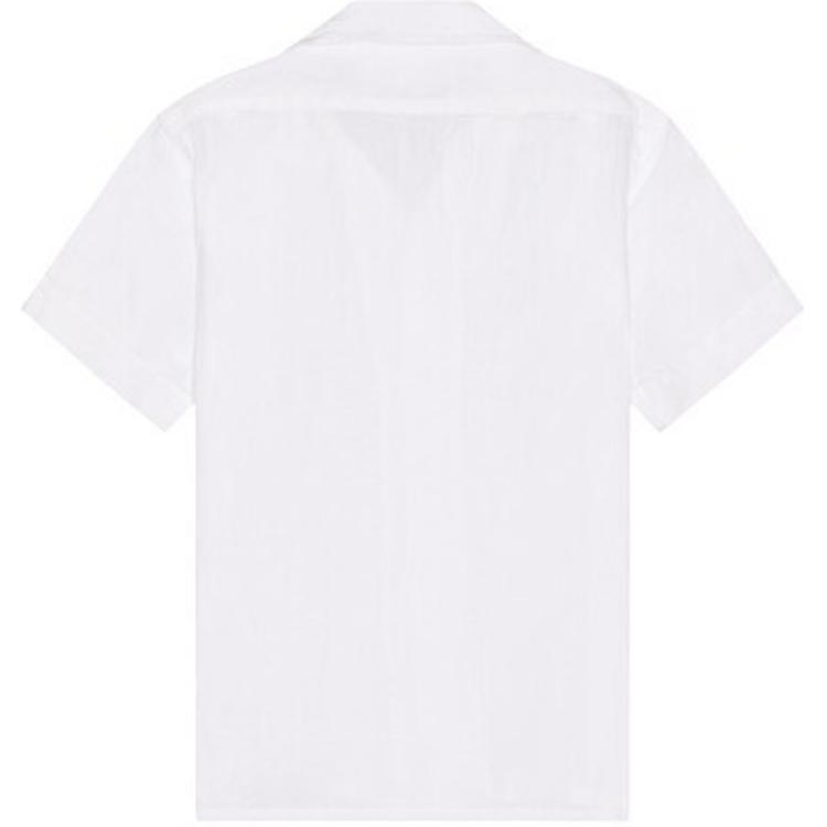 Polo Ralph Lauren Solid Color Single-Breasted Short Sleeve Shirt Men shirts White 710962261-002