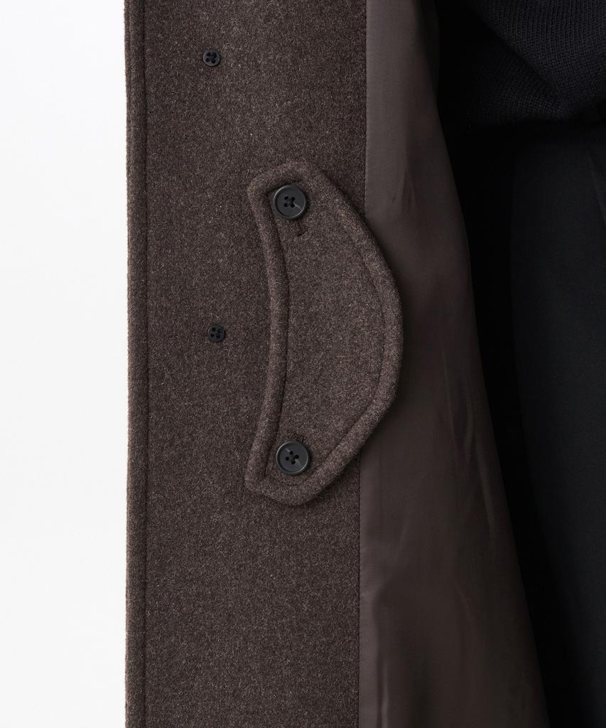 Musinsa Standard Daily Balmacaan Coat [Heather Brown]