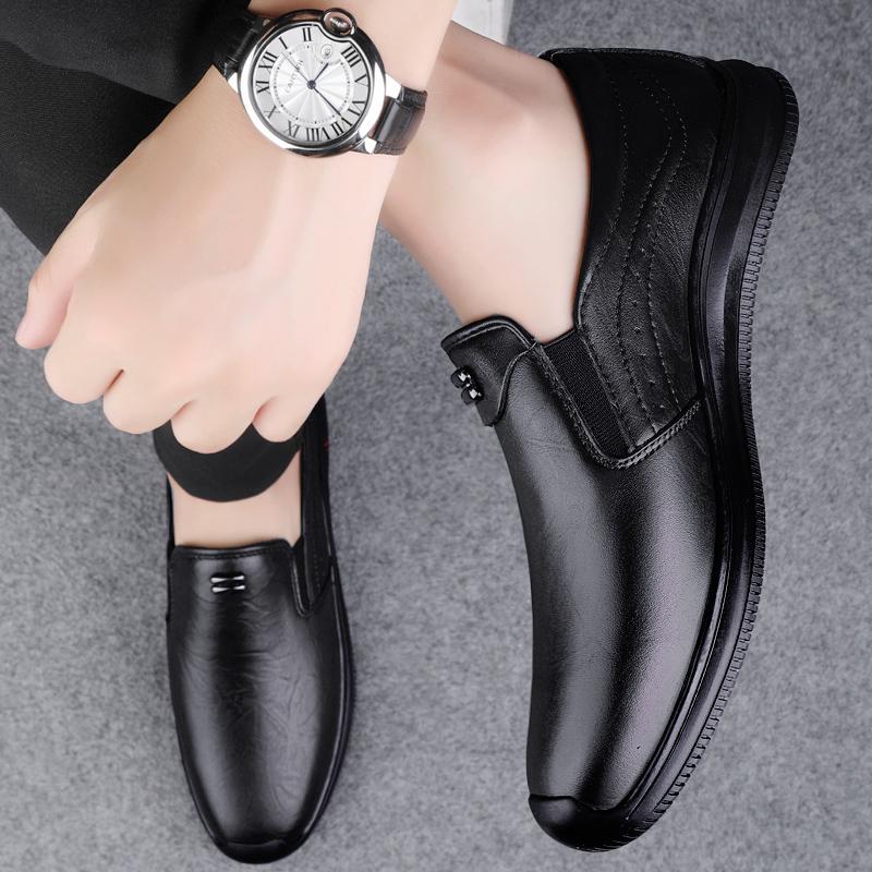 Fashion Luxury Brand Men Handmade Genuine Leather Loafers Shoes Casual Driving Flats Slip-on Shoes Men High Quality Business Comfy Shoes