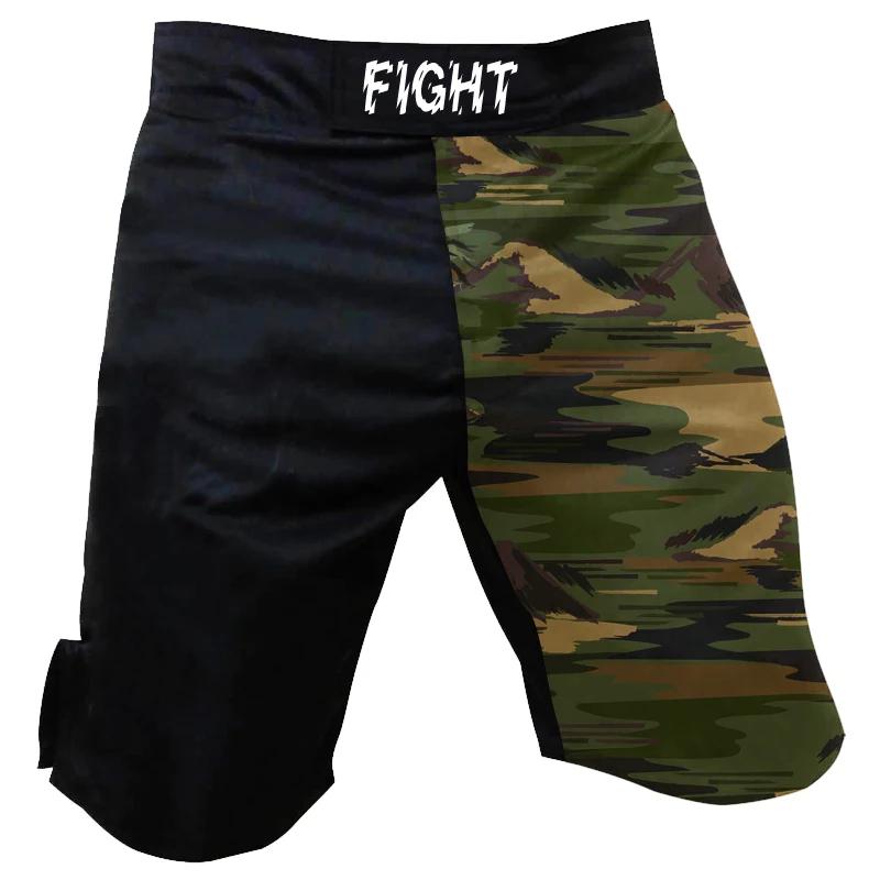 MMA Men Shorts soldier Army Navy Camouflage Muay Thai Pants Kickboxing Fighting fitness Gym training