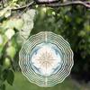 10 Inch Dolphin Wind Spinner Outdoor Hanging Decor with 360 Rotating Hook for Garden Balcony Patio Spring Summer Decoration