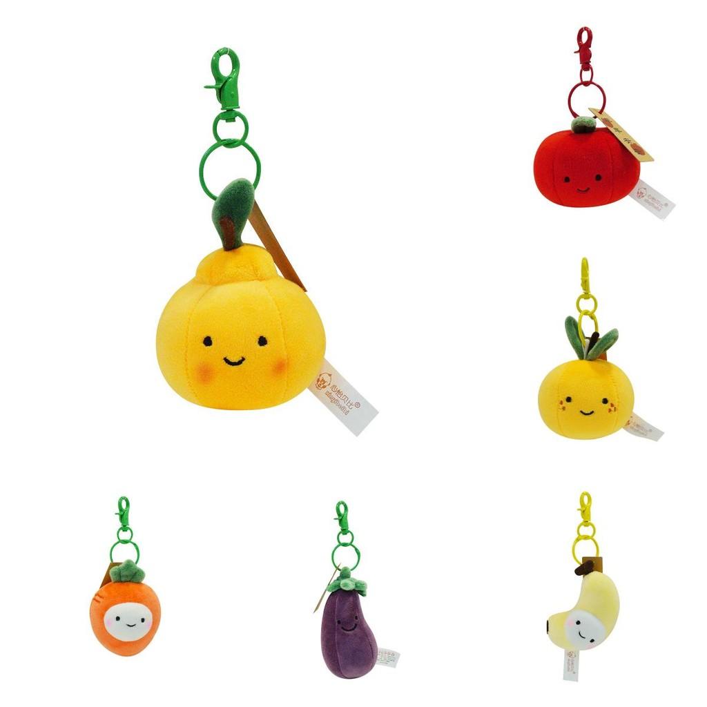 Charming Apple Plush Keychain With Short Plush For Youthful Backpack Accessories