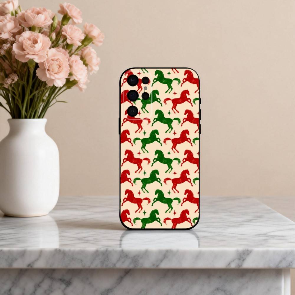 

H-horse Art Phone Case For Samsung S25,S24,S21,S22,S23,S30,Ultra,S20,Plus,Others Soft Black Cover Samsung S21 s305G