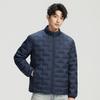 Mens Mid-Length Down Jacket Winter Thick Stand Collar Light Warm Coat 85-90% Content