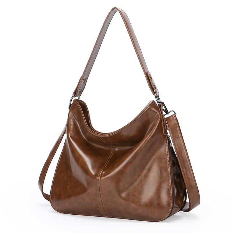 Damen Mode Weiches Leder Handtasche Große Kapazität Tragetasche Umhängetasche Crossbody Tasche für Damen Täglich Lässig Arbeit Einkaufen Reisen Einfarbige Farbe