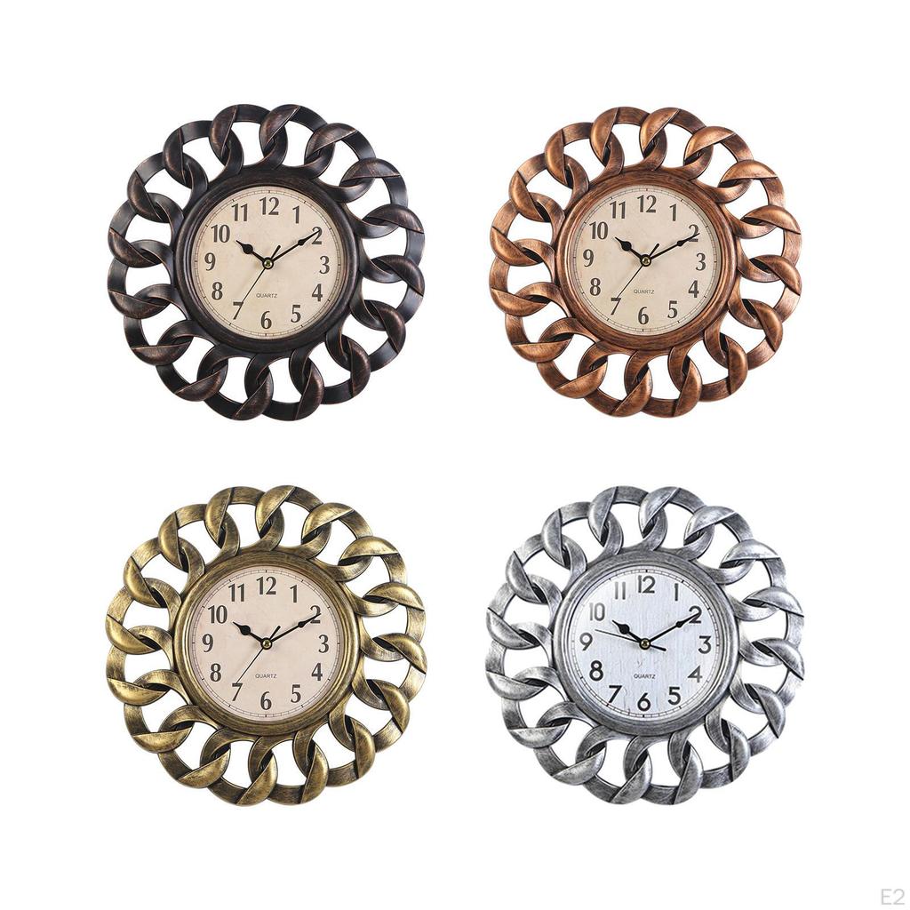 Clock, Battery Operated Silent Creative Arabic Numerals Hanging Clocks for Bedroom Ornaments kitchen