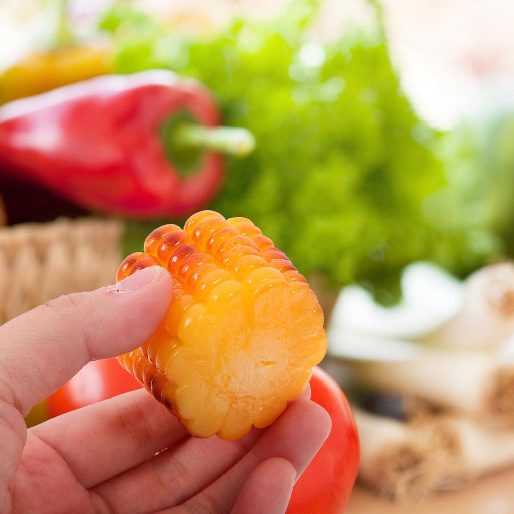 DECHOUS Corn Food Edible Barbecue Fake Food for Photo Prop Sample, Realistic, Lifelike, Corn, Display, Kitchen, Party, Decoration,