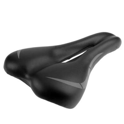 Comfortable Hollow Bike Saddle Mountain Bikes Thick High-Elastic Foam Seat Pad Gray S Size