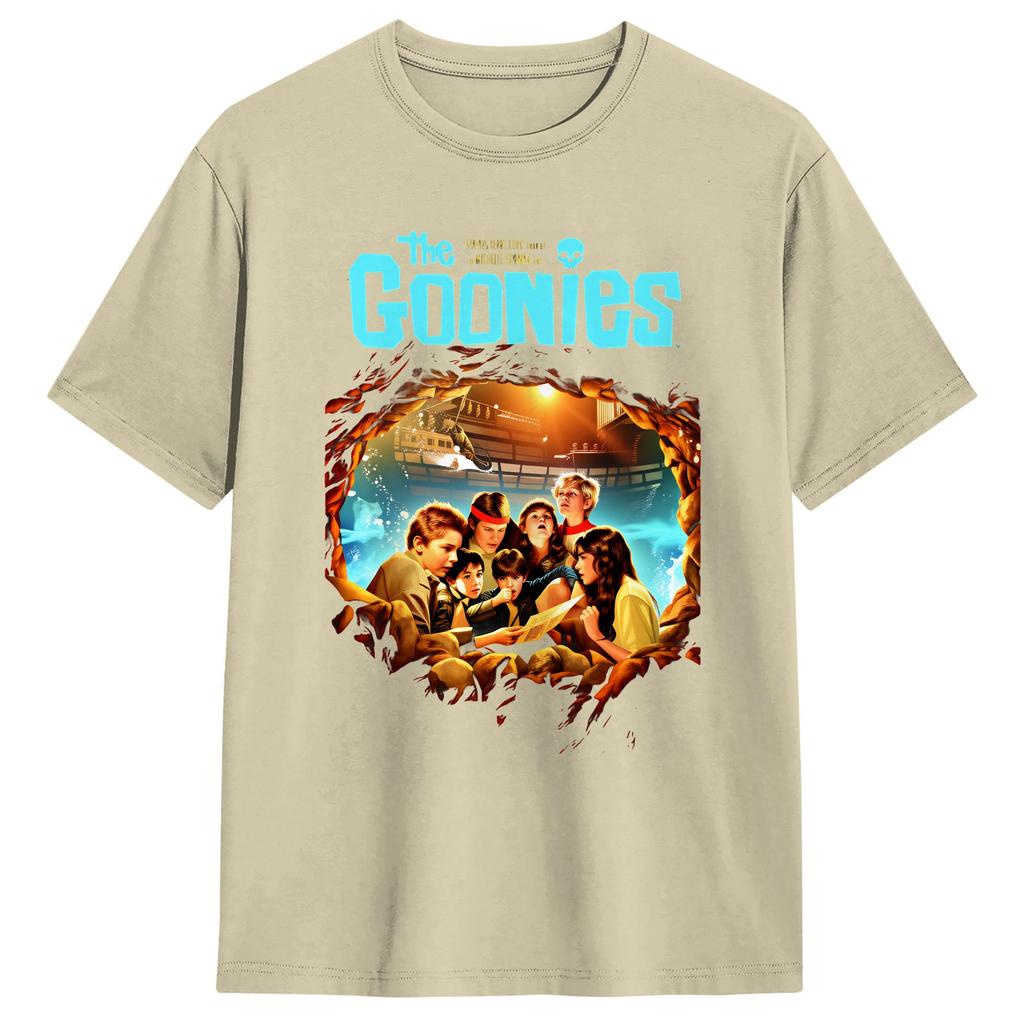 The Goonies Never Say Die Pure Cotton T Shirt For Mens Beach O Neck Trending Tee Shirt Oversized Casual Clothes