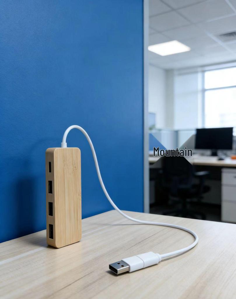 Transparent USB-C 7-in-1 Docking Station: 4K HD, Gigabit Ethernet, Cross-Device Compatibility